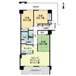 アルファステイツ屋島２の物件間取画像